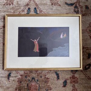 Elegant Gold Framed Art Print